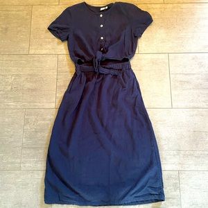 Cut-out Crop Midi Dress